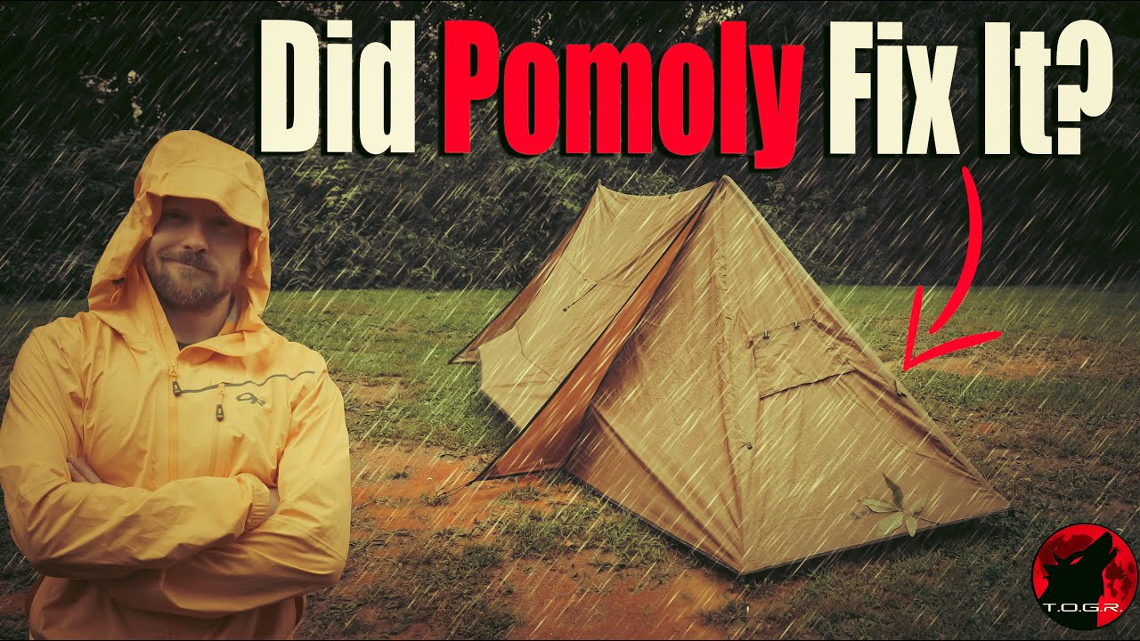Сильный дождь и шторм — протечёт ли? Тест на водонепроницаемость Pomoly StoveHut 70 2.0