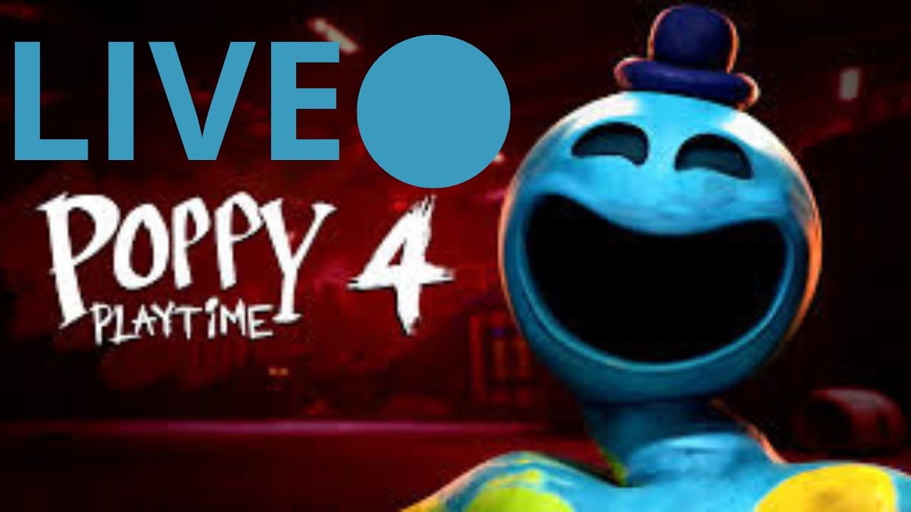 JOGANDO POPPY PLAYTIME 4 ATE ZERAR! LIVE🔴