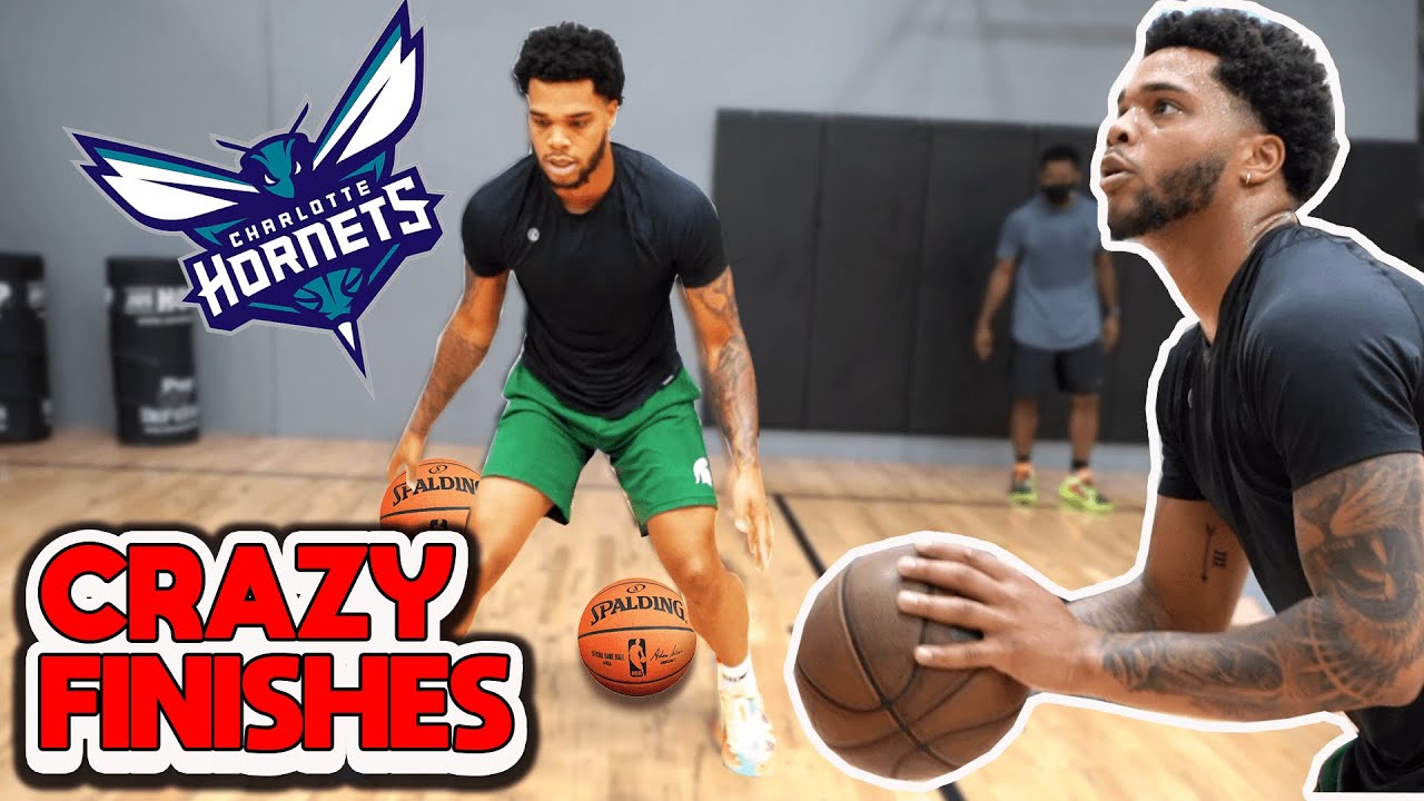 Miles Bridges NBA workout | how to score on defenders with contact