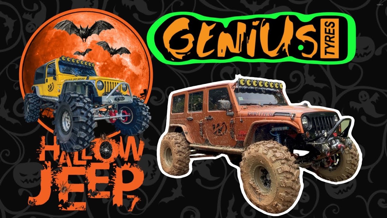 HallowJeep 🎃7 Off Road /Entramos a la FINCA Extrema/Letreros 1 al 12/ Nos callo la LLUVIA! 🌧️