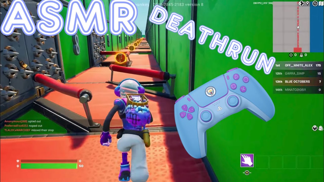 ASMR Gaming 💤 | Super Relaxing Fortnite DEATHRUN! Fast Mouth Sounds Sleepy Whispers
