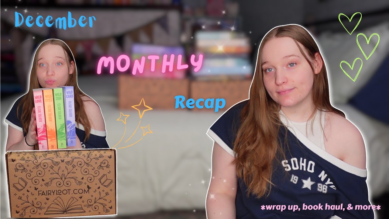 December Monthly Recap! 📚📆✨ *fairyloot, book haul, & more*