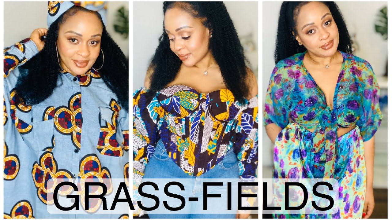 African Print Spring Try On Haul!!!| FT. GRASS-FIELDS | BeautyBy Nah