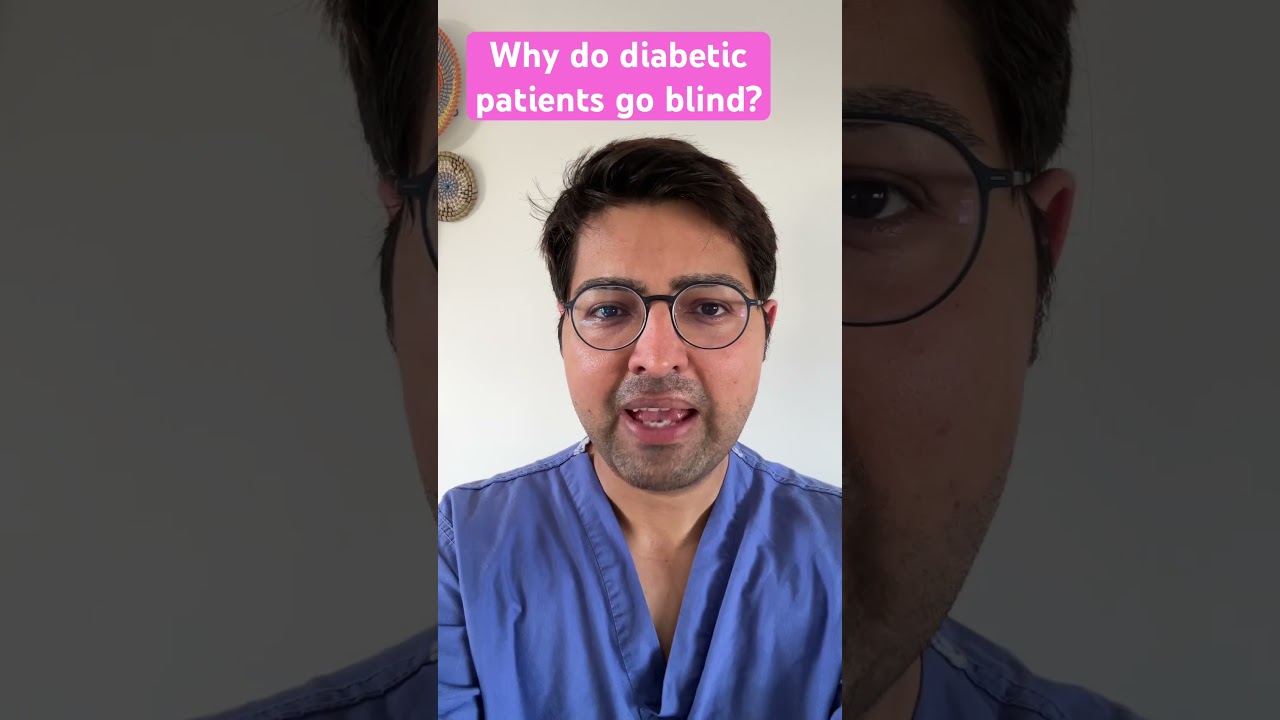 Why do diabetic patients go blind? #short #shorts