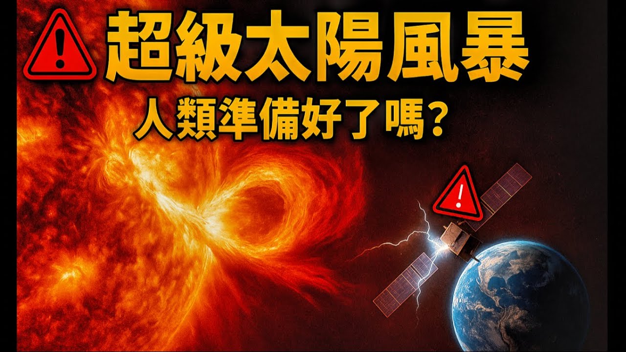 ⚠️ A Super Solar Storm Could Strikes at Any Moment! Is Humanity Ready?｜ 太陽暴怒時刻：超級太陽風暴隨時來襲！人類準備好了嗎？