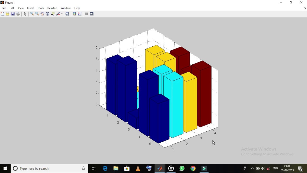 BAR3(H) PLOT IN |MATLAB|