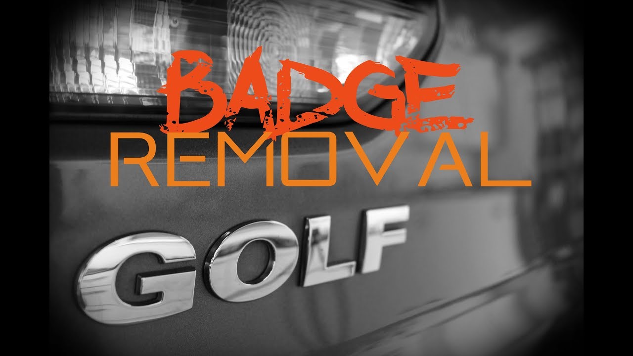 How to remove a car badge - Vehicle debadge process