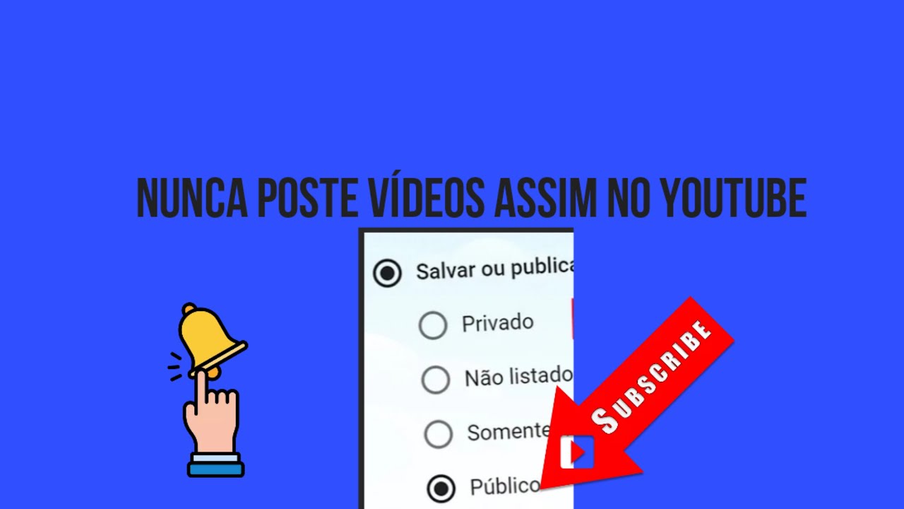 Nunca!! Nunca Mesmo! Poste V&iacute;deos No YouTube Assim!!