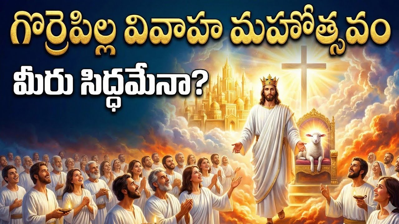 గొర్రెపిల్ల వివాహ మహోత్సవం | పరలోకంలో జరిగే ఆ గొప్ప విందు రహస్యం ఇదే! | The Marriage of the Lamb
