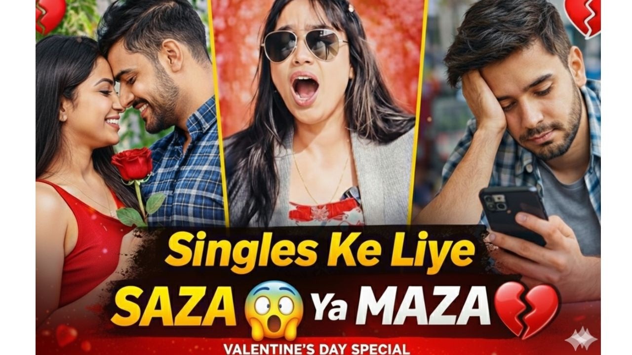 Couples Vs Singles 😱 Valentine Day Reality | Public Opinion #ValentinesDay #SingleLife #P.Reaction