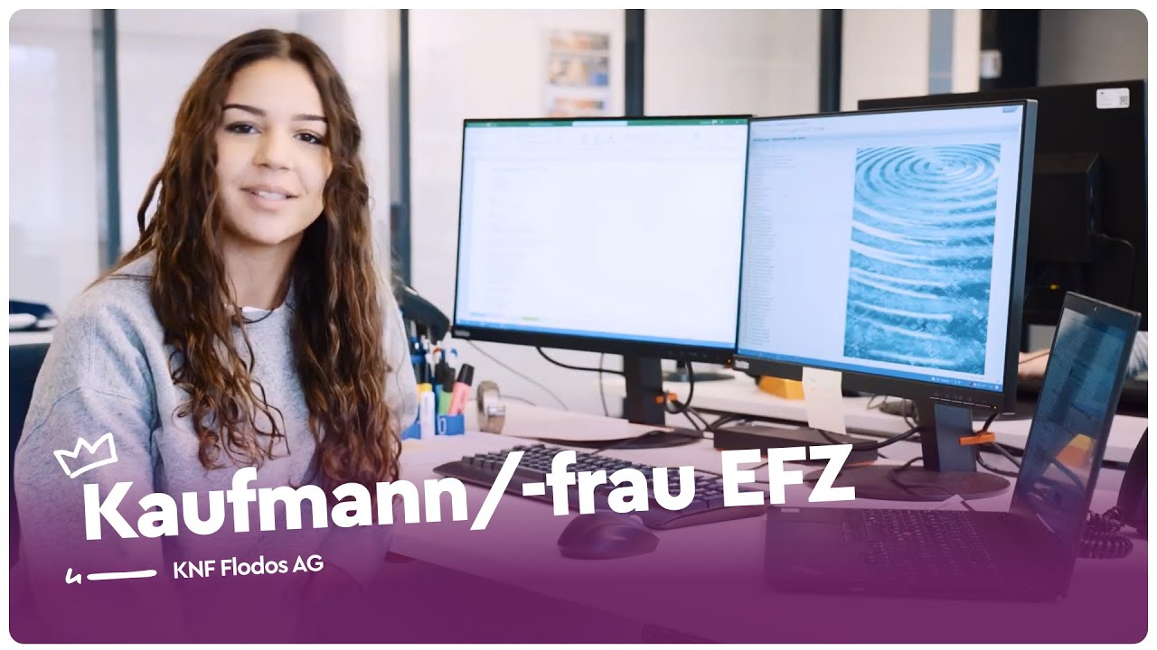 Absolviere deine KV-Lehre bei KNF Flodos AG | Lehrstellenvideo | Yousty
