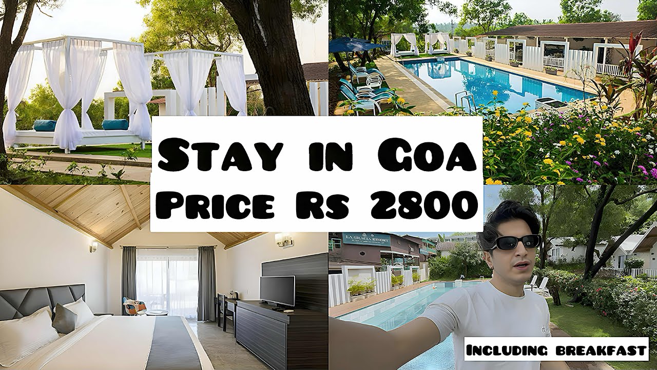 Best resort in North Goa at Rs 2800 only | Whitewoods resort Morjim | Places to stay in Goa Budget
