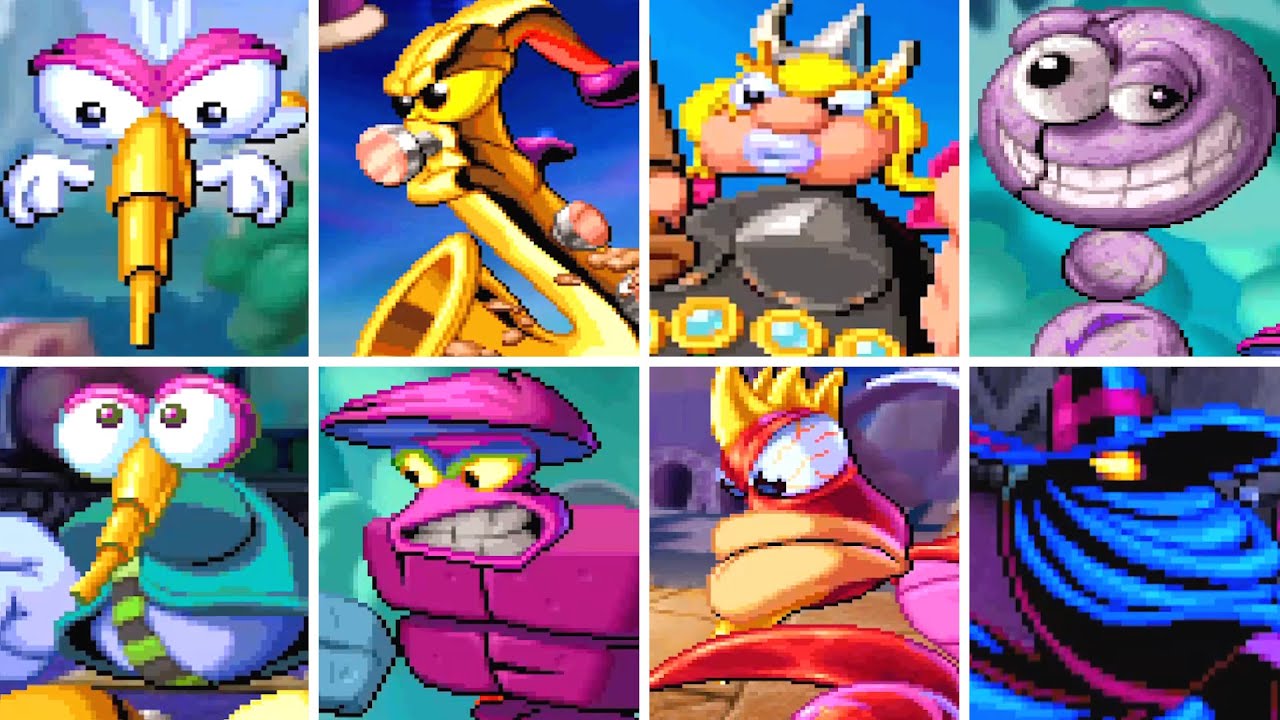 Rayman - All Bosses (No Damage)