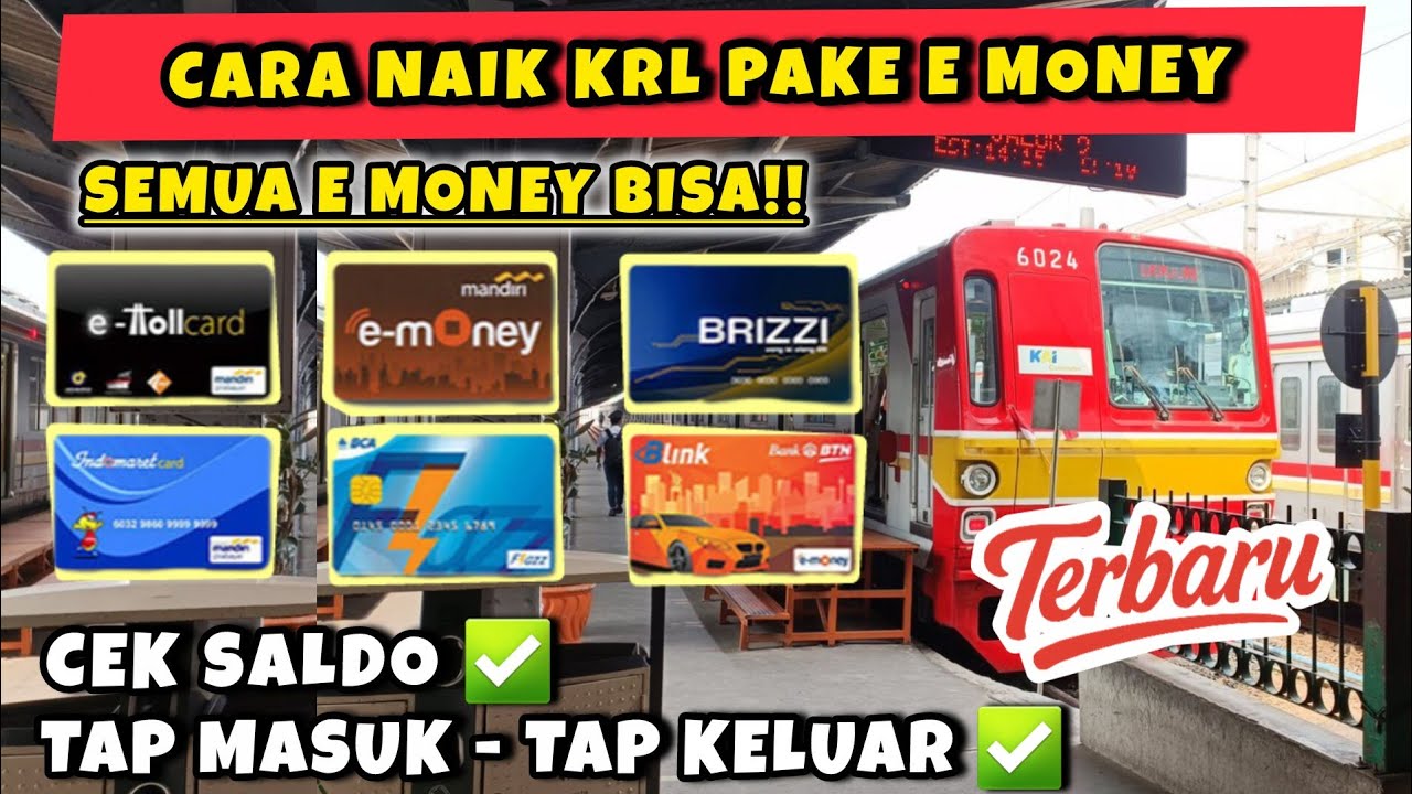 CARA NAIK KRL MENGGUNAKAN E MONEY