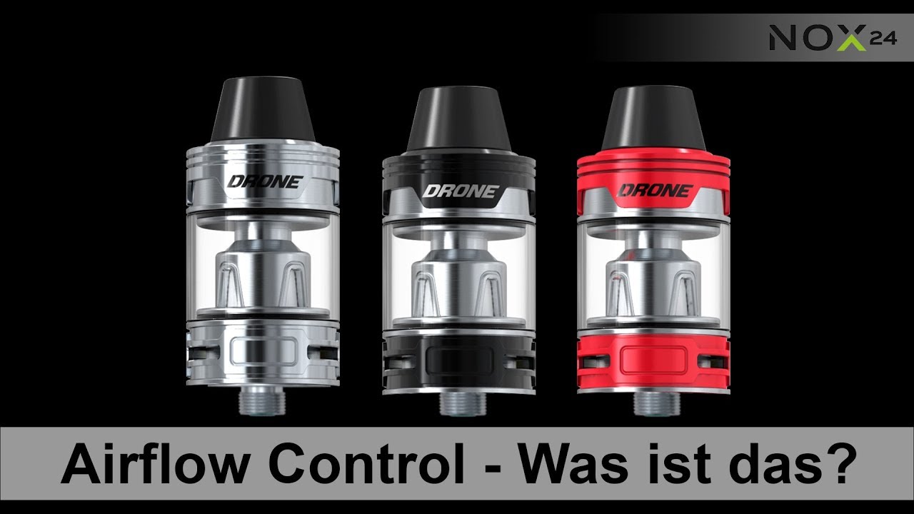 Airflow Control | Erkl&auml;rung und Benutzung | Tipps e-Zigaretten f&uuml;r Anf&auml;nger | NOX24