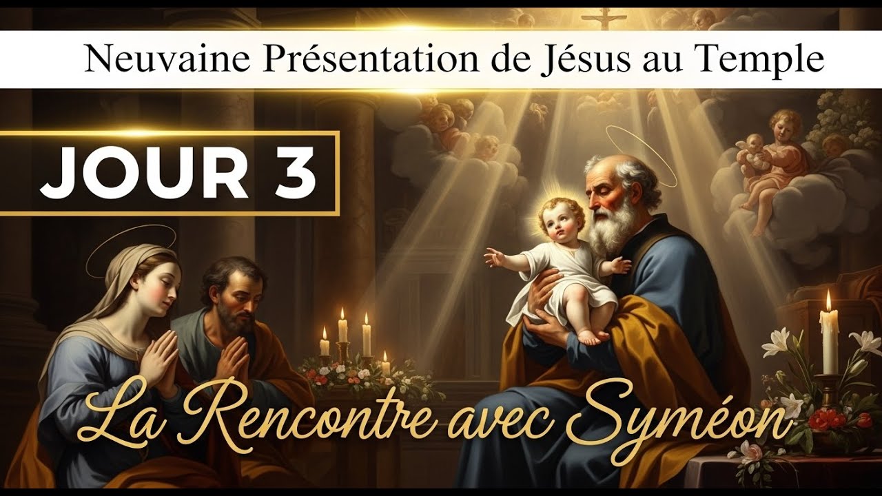 Jour 3 : La Rencontre avec Syméon - Neuvaine Présentation de Jesus au temple