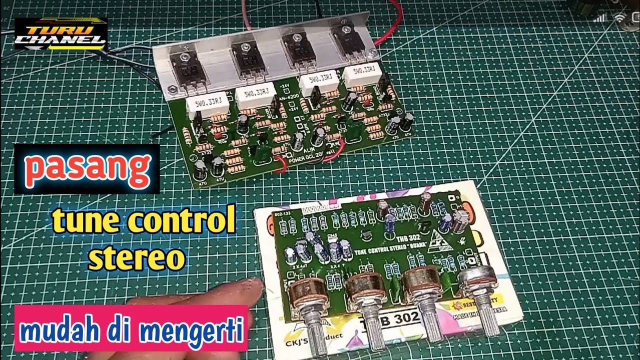 Cara Pasang TUNE CONTROL STEREO ke Power Amplifier || ocl 150 watt stereo