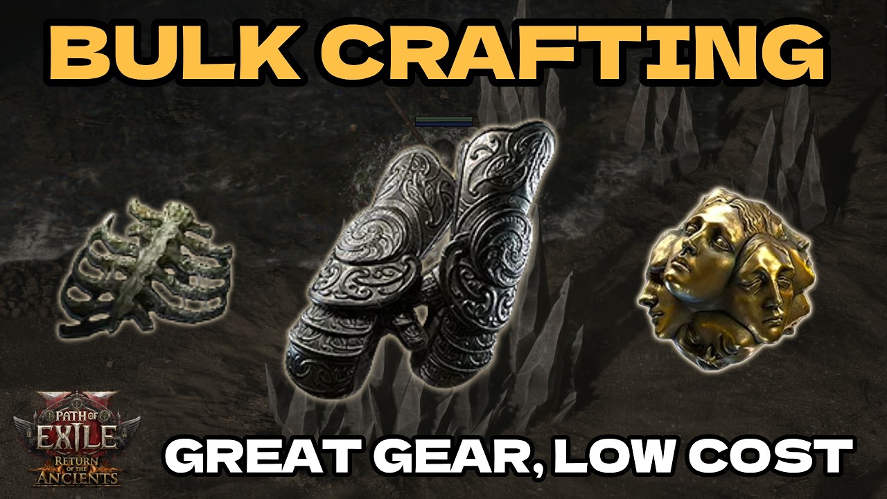 How to get great gear on a TINY budget - Bulk Crafting Guide [PoE2 0.5]