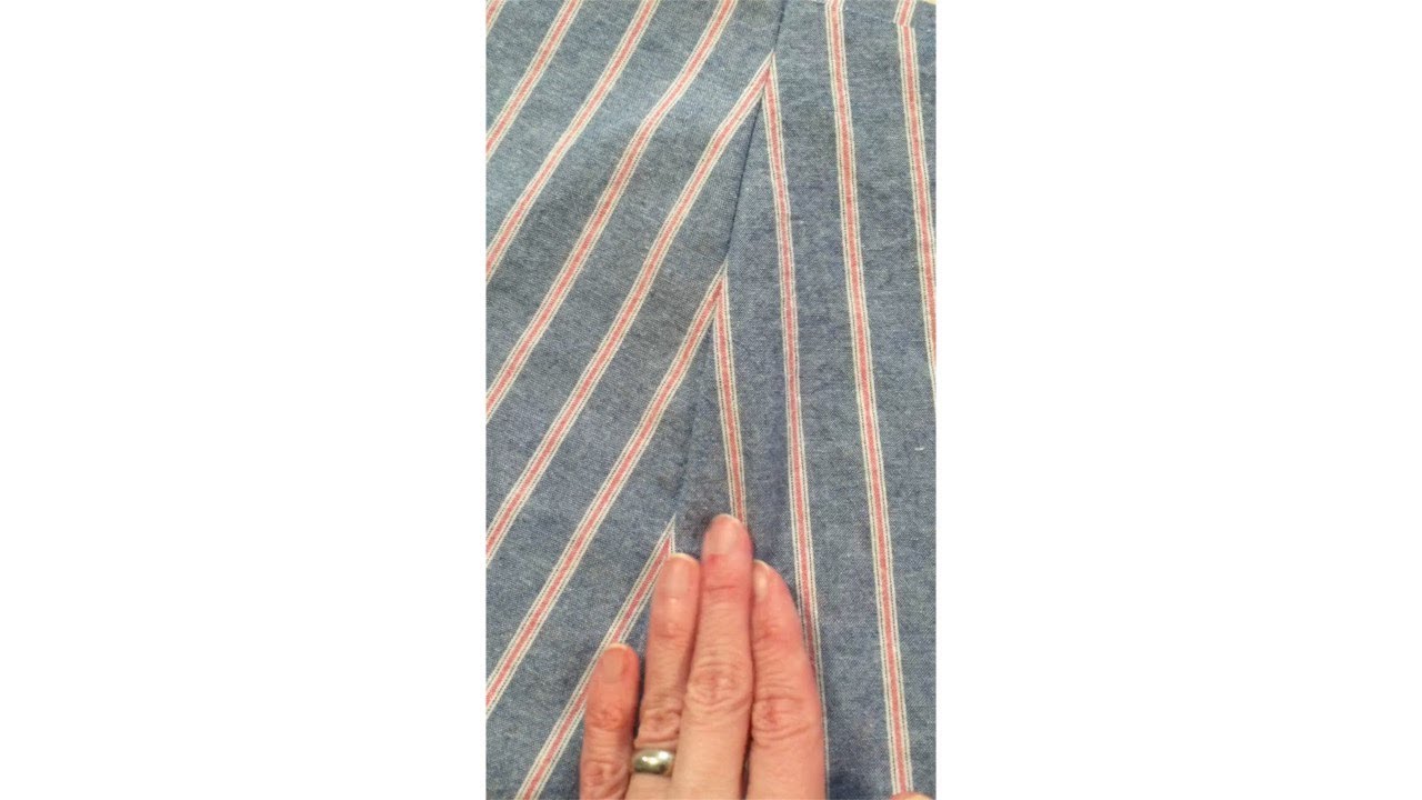 Quick Tip for Matching Stripes!