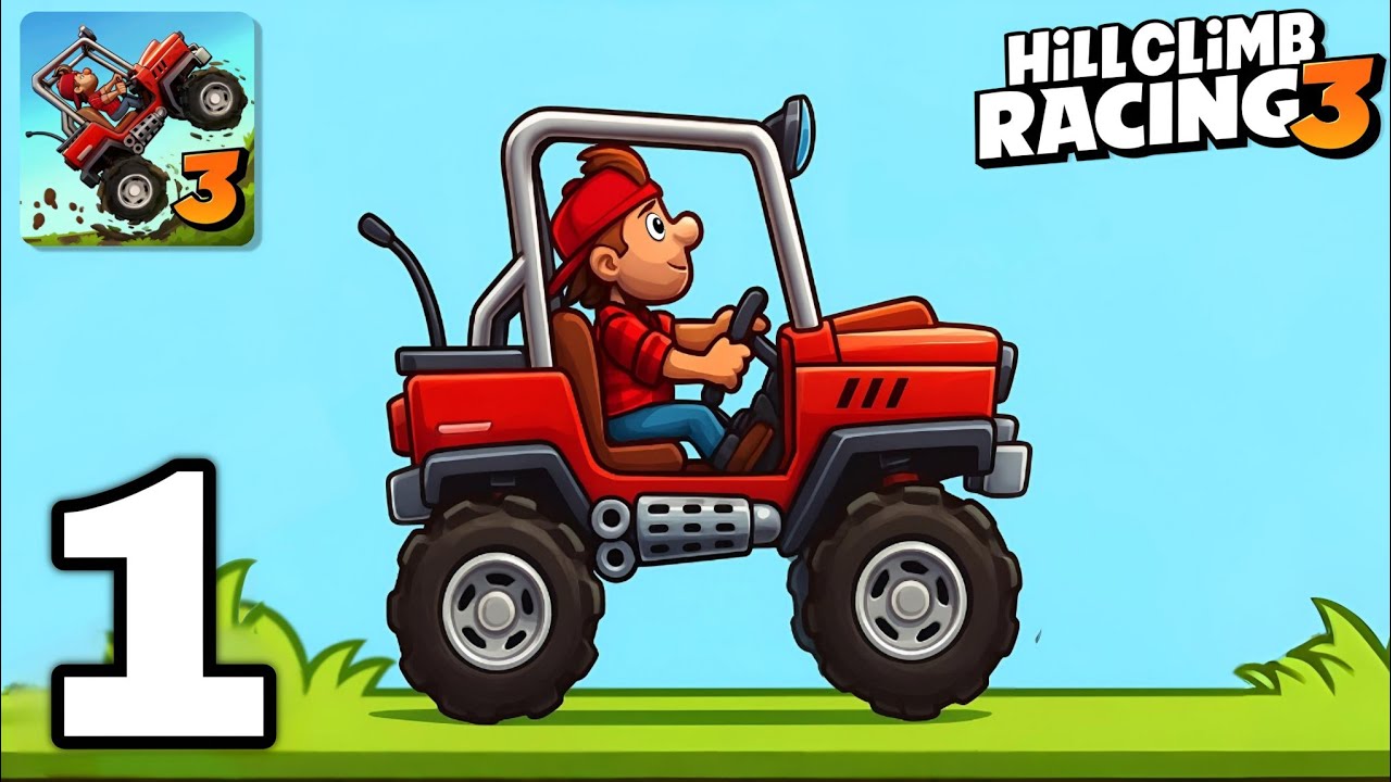 Hill Climb Racing 3 - Gameplay Walkthrough Part 1 - Jeep in Countryside and Desert - Karthik HCR 2