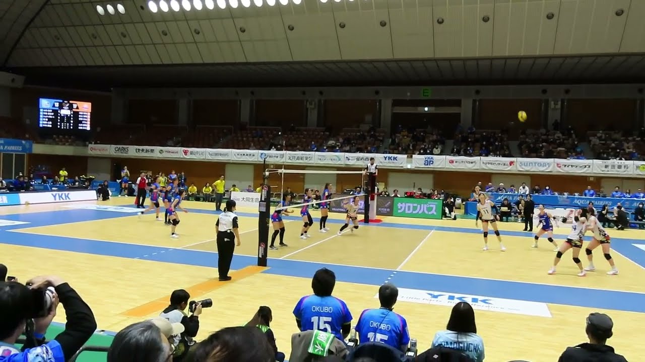 2026年2月8日　東レアローズ滋賀　折立湖雪選手　スパイクによる得点シーン（3本）