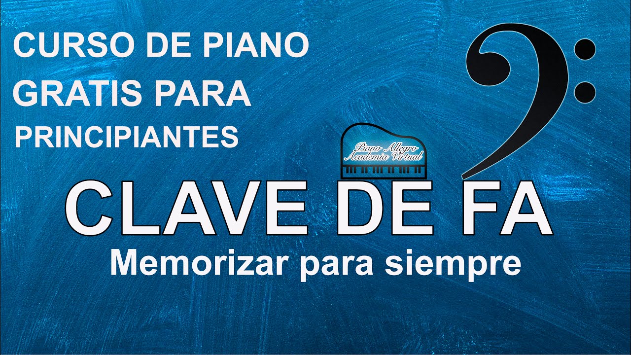 Memorizar la CLAVE DE FA para Siempre!!!