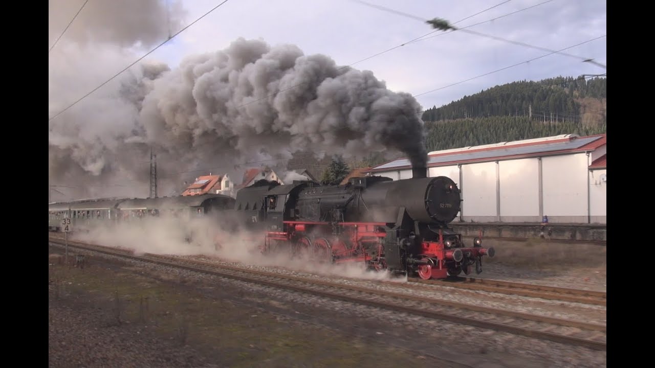 Steam Race - Steam Trains - Dampflok Parallelfahrt auf der Schwarzwaldbahn