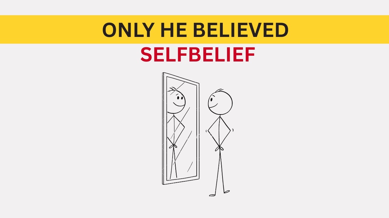 The Man Who Believed In Himself When No One Else Did #motivation