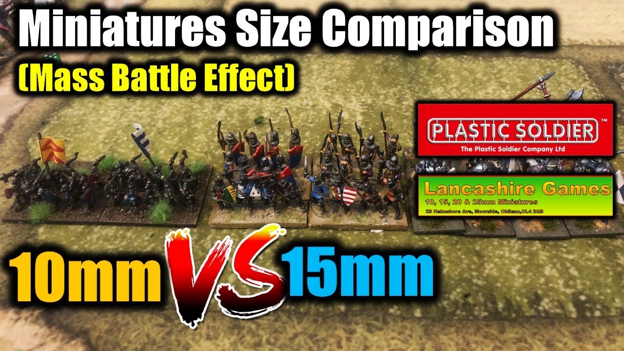 15mm Vs 10mm Miniatures. Best Mass Battle effects in a smaller Scale & Space