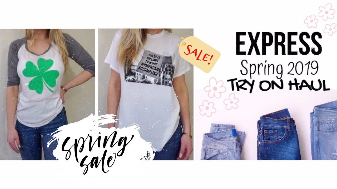 EXPRESS Try On Haul SPRING 2019 | beeisforbeeauty