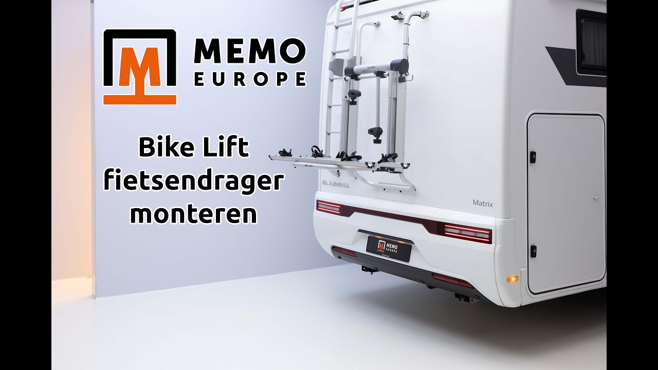 Bike Lift fietsendrager montagevideo - Memo Europe