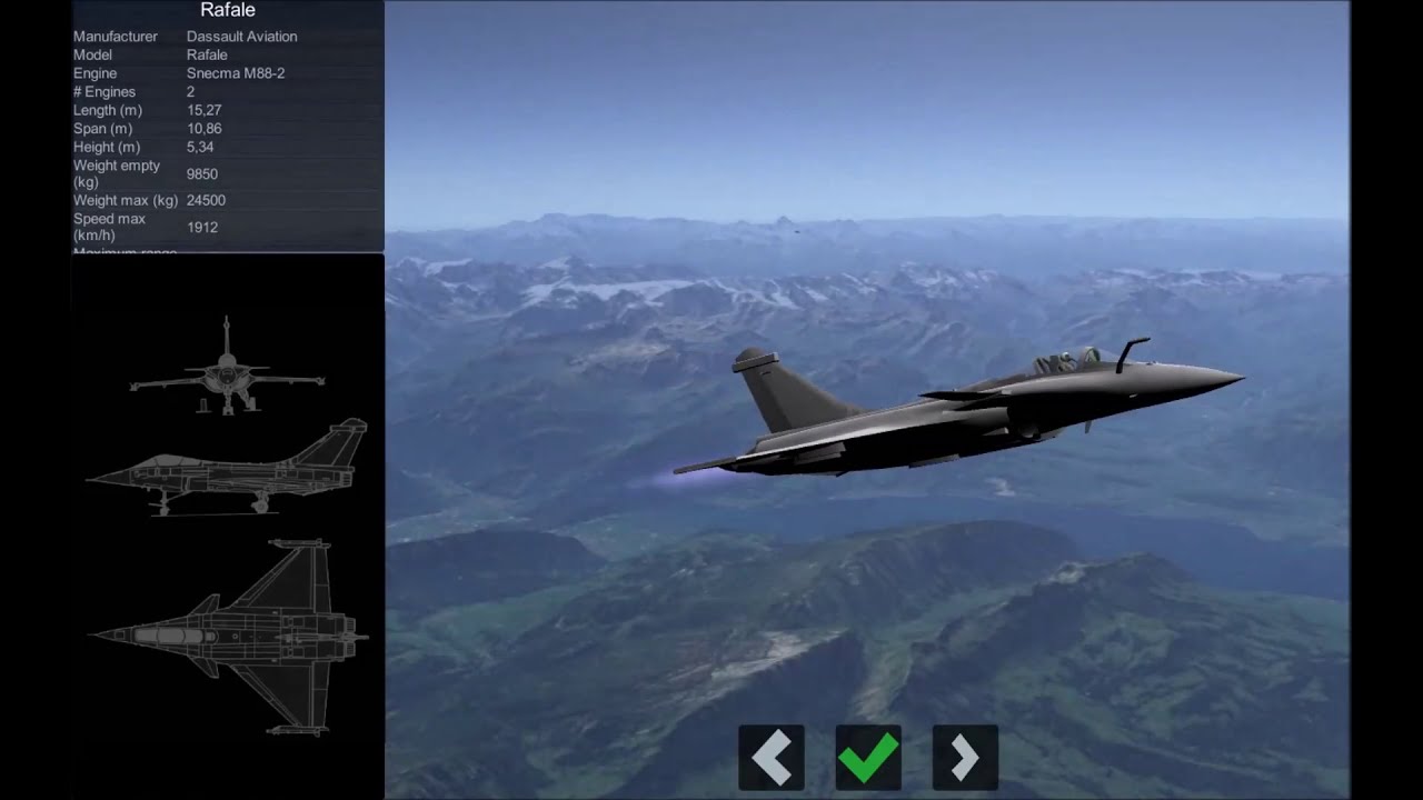 Rafale Over Vienna and Corsica