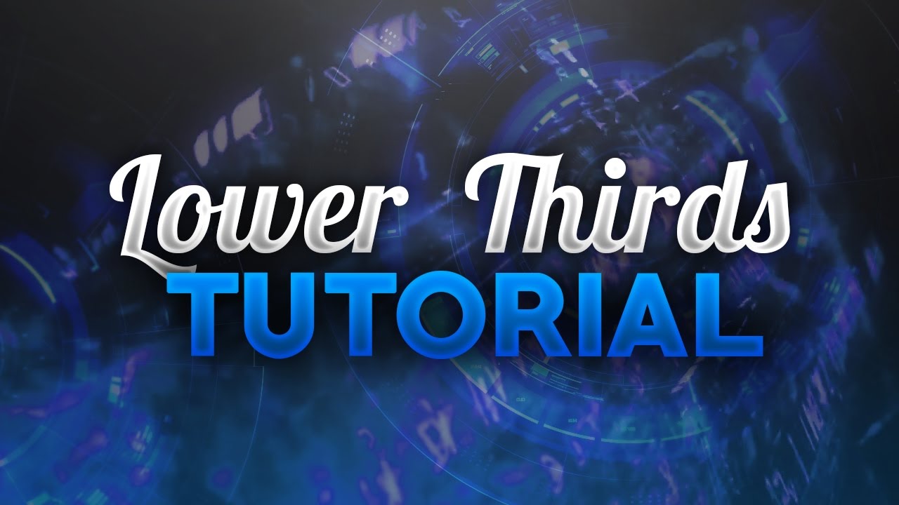 HOW TO MAKE LOWER THIRDS/MOVING ANNOTATIONS WITH PHOTOSHOP 2017 (COLLAB)