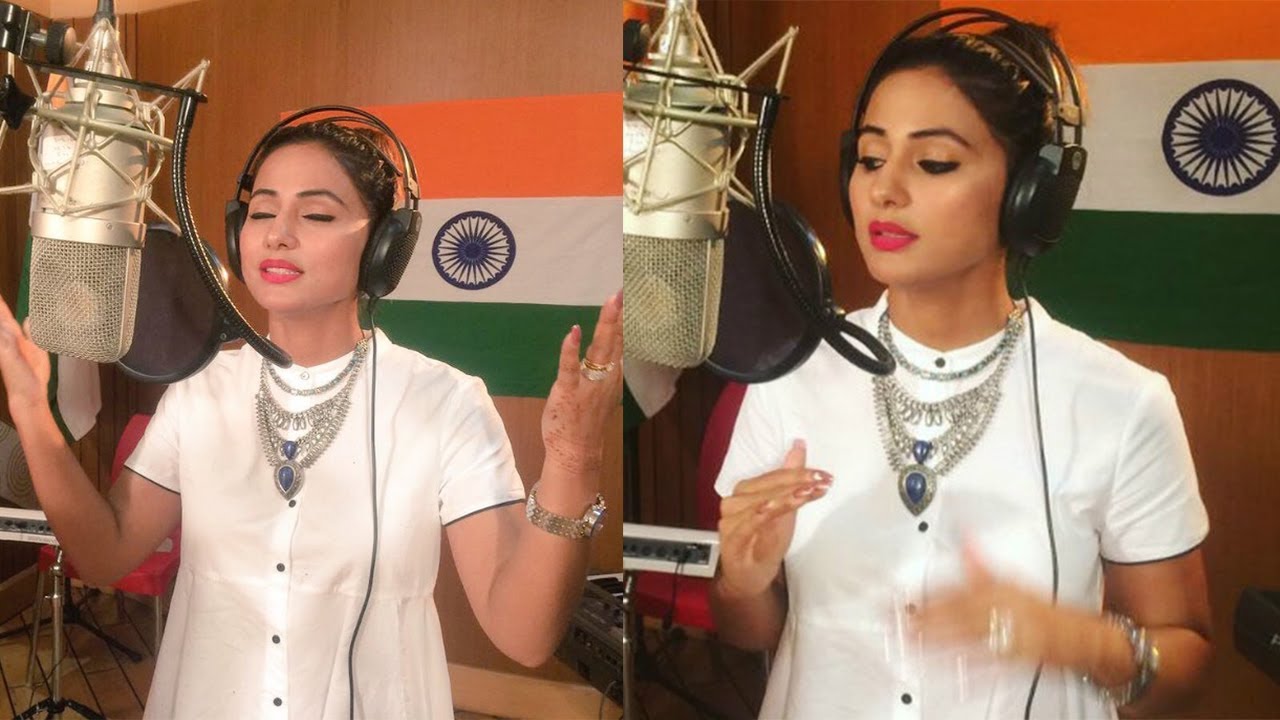 Hina Khan Singing Vande Mataram | Happy Independence Day