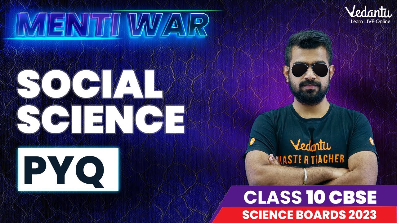 Social Science #class10 #cbseboard  2023 | Menti | Shimon Sir | Vedantu Master Tamil|
