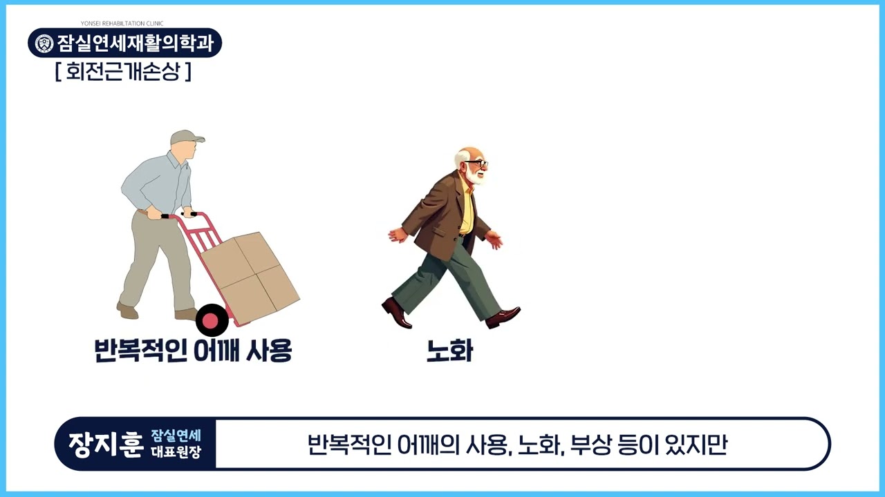 잠실연세재활의학과 회전근개 손상