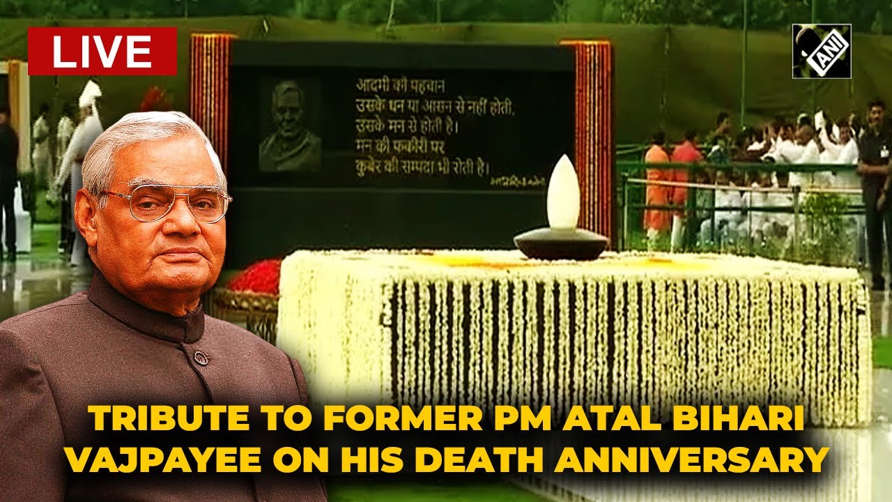 Prez Murmu, PM Modi pays floral tribute to former PM Atal Bihari Vajpayee on his death anniversary