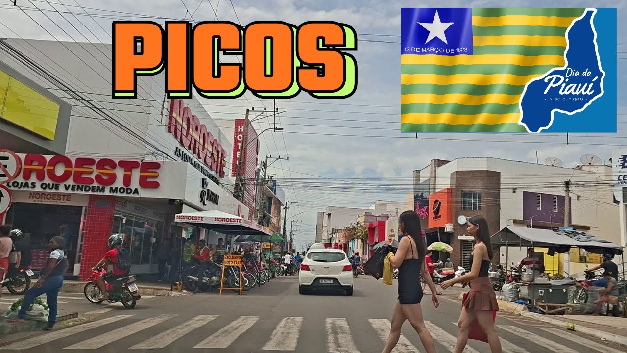 FUI ao incrivel CENTRO COMERCIAL de Picos Piauí e fiquei IMPRESSIONADO