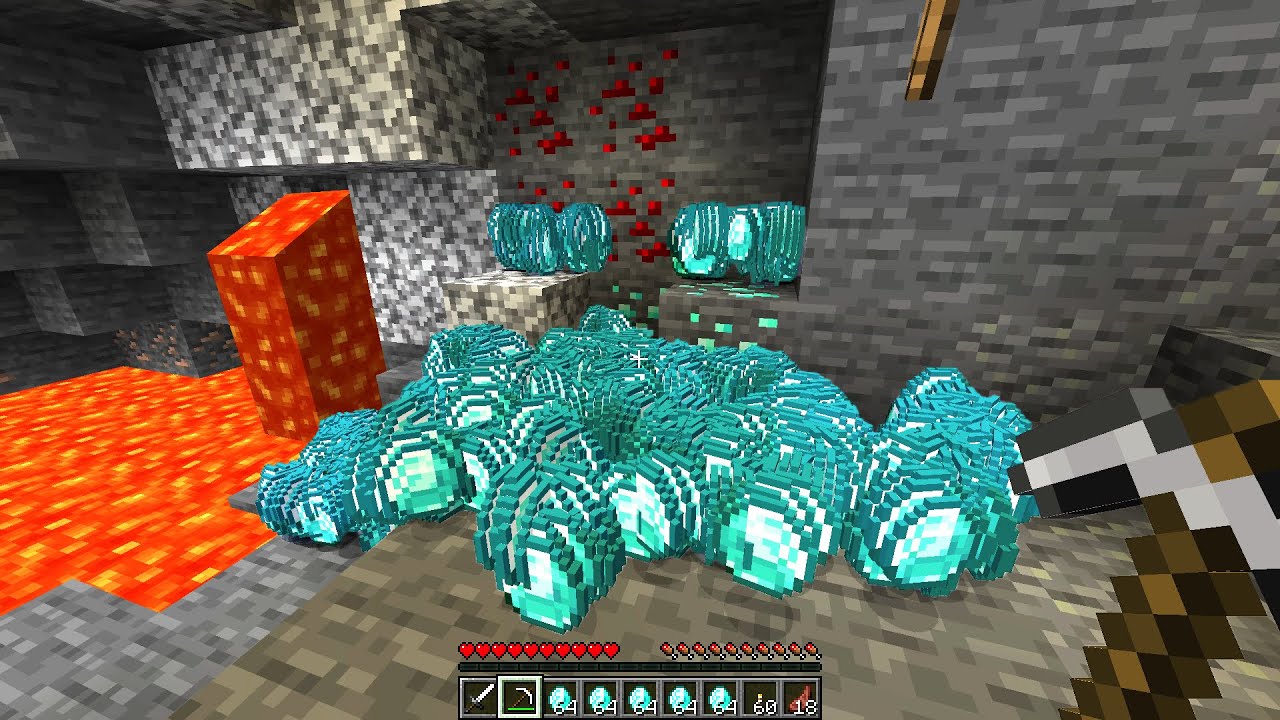 Minecraft But Item Drops Are Multiplied...