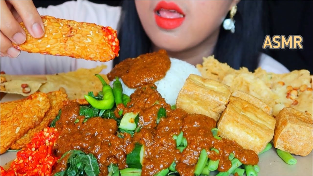 ASMR NASI PECEL ||MUKBANG INDONESIA #ASMR #asmrsounds #eatingsounds