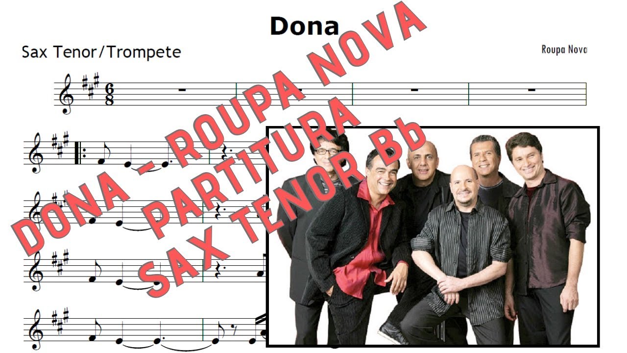 Dona - Roupa Nova - Partitura Sax Tenor