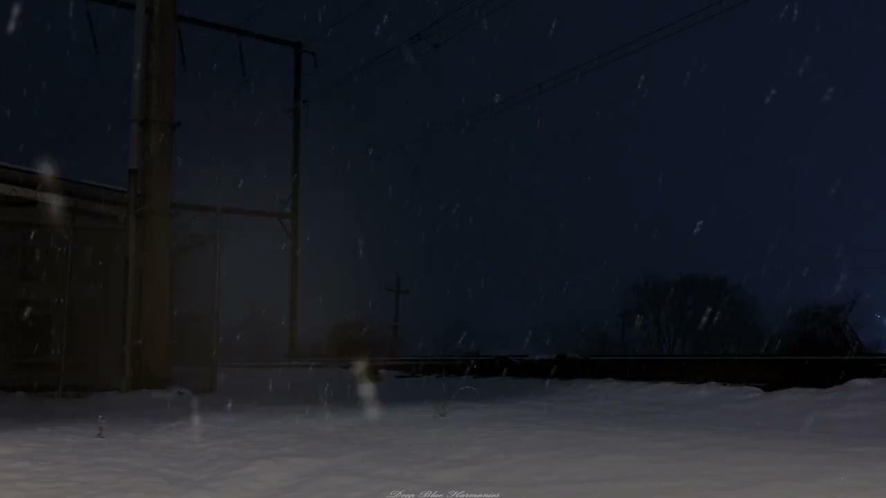 SNOWFALL STILLNESS DEEP RELAXING MUSIC 432hz