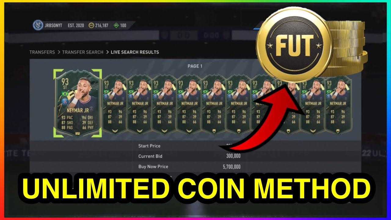 *NEW* UNLIMITED COIN METHOD IN FIFA 22 ULTIMATE TEAM | FIFA 22 SNIPING FILTER