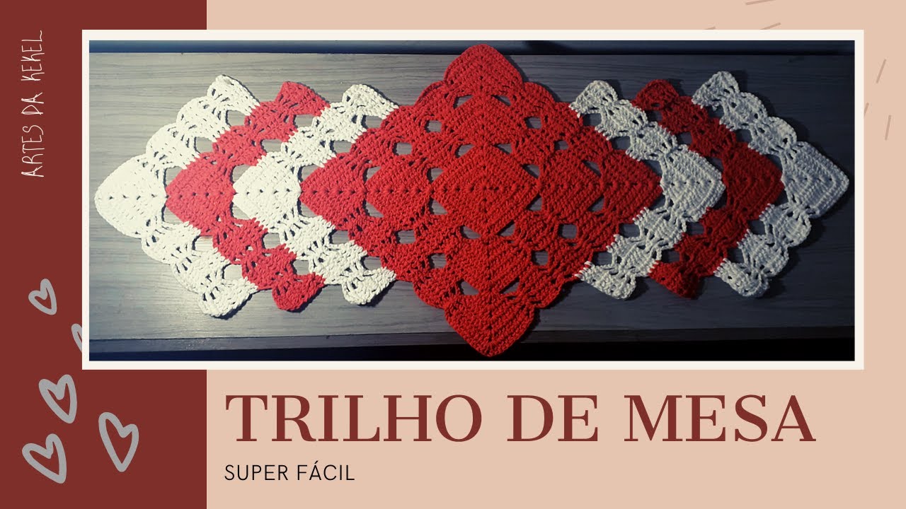 TRILHO DE MESA SUPER FÁCIL