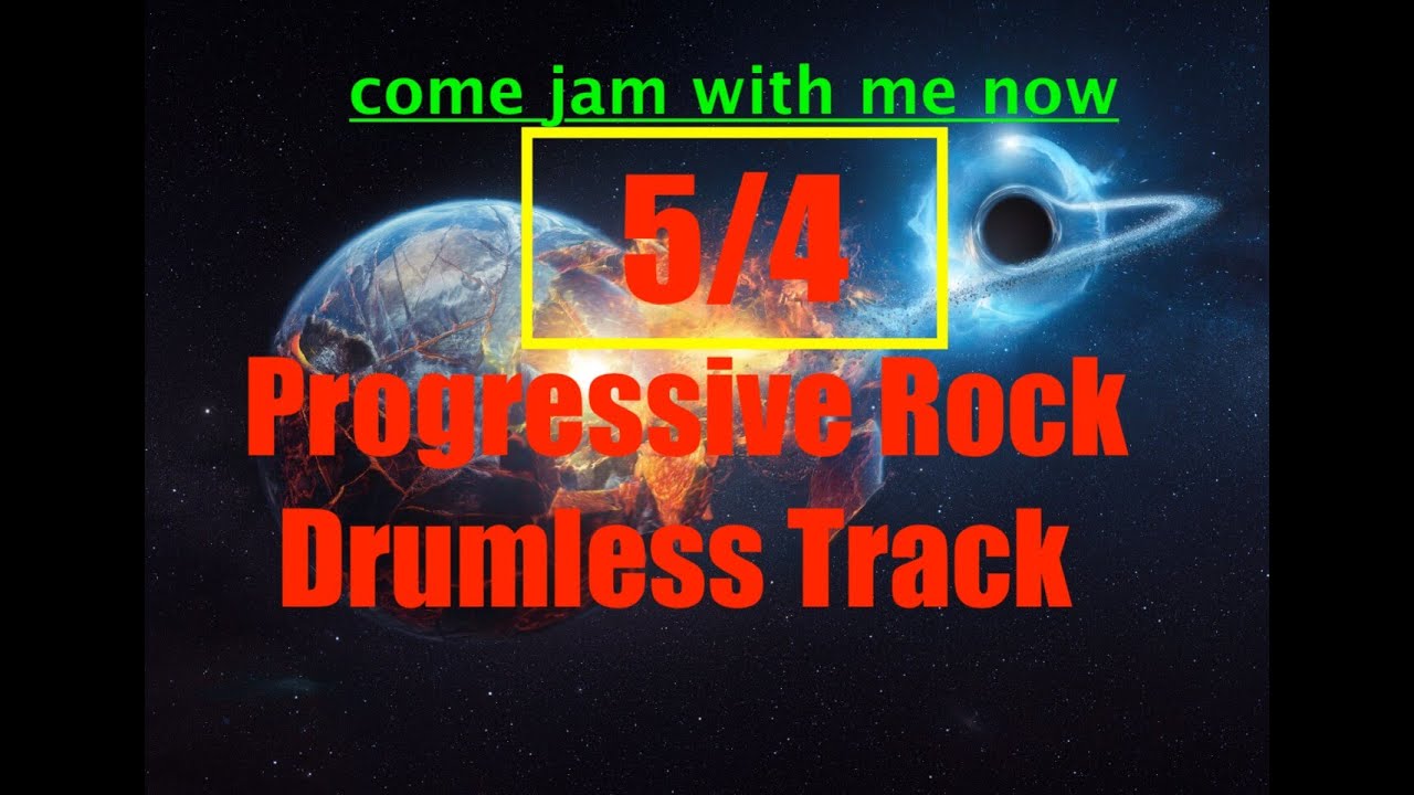 5/4 Progressive Rock Drumless Backing Track