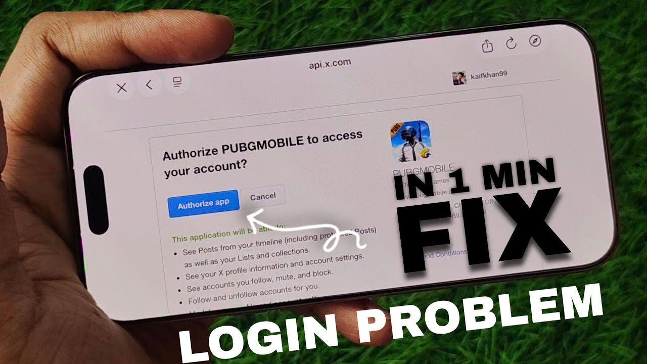 BGMI TWITTER LOGIN PROBLEM SOLUTION IPHONE || PUBG TWITTER LOGIN PROBLEM IOS