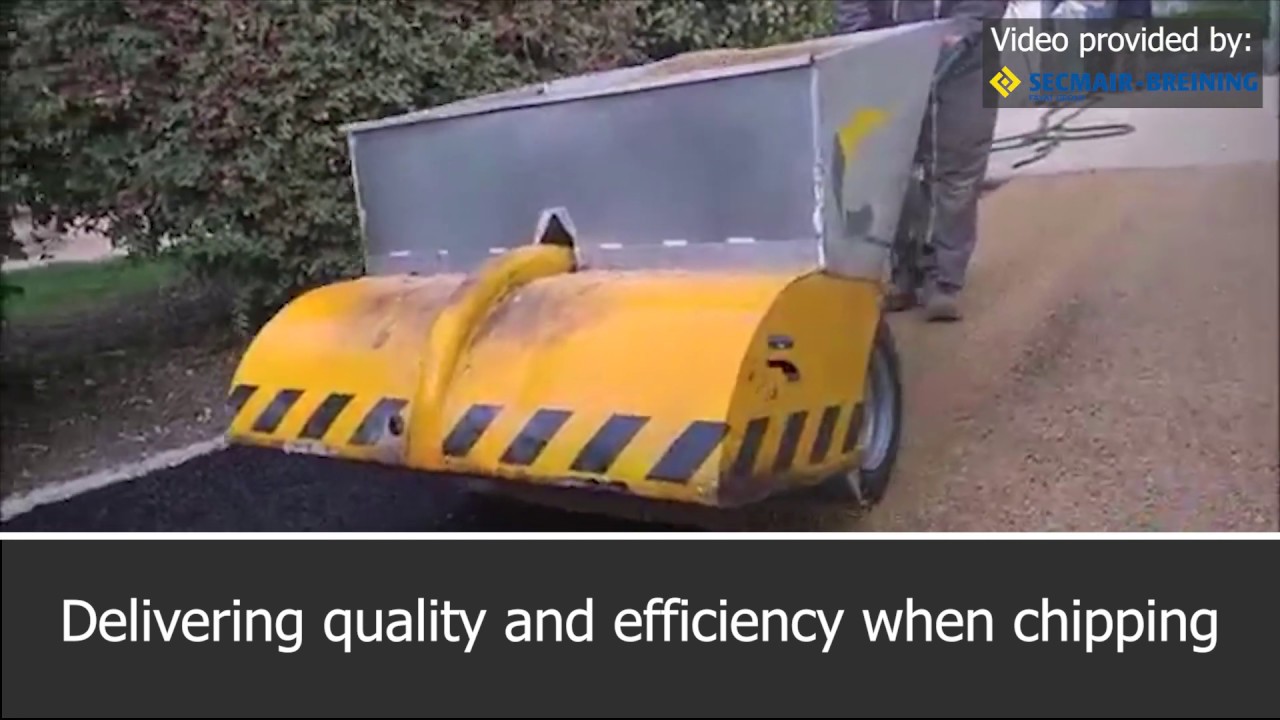 New CEPIA machine for UK & Ireland - hot mix spreading & chipspreading