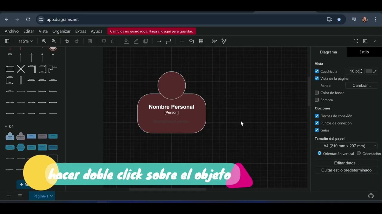 Primer paso en diagrams