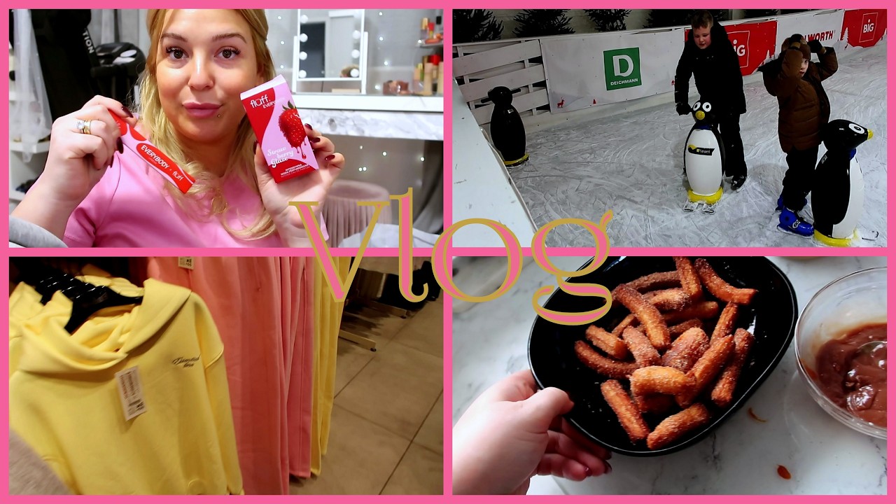 Vlog: Ferie na łyżwach |Zakupy Z New Yorker| Rossman
