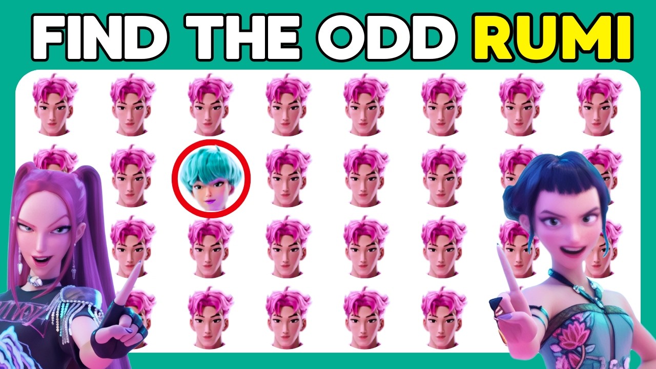 Find the Odd One Out - K-Pop Demon Hunters Challenge!🔥